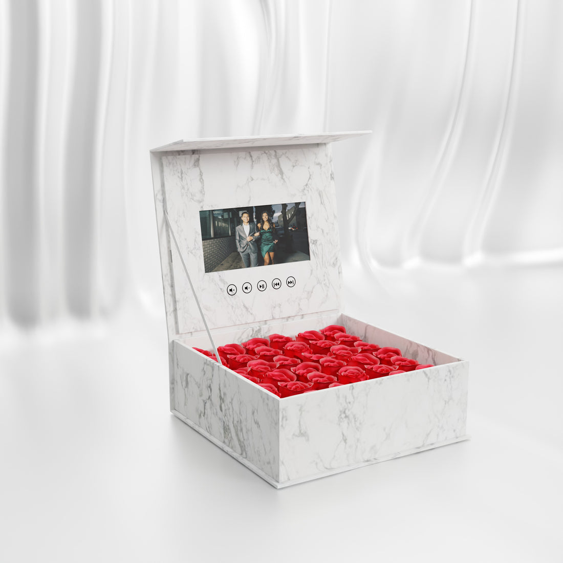 Marble Gift Box with LCD Screen